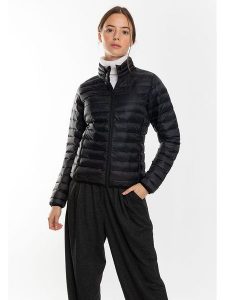 Northwood Kurtka pikowana "Jackie" w kolorze czarnym rozmiar: M. Czarne kurtki Northwood, m, bez wzorów, bez kaptura. Za 121,99 zł.