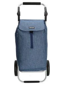 Beagles Wózek w kolorze granatowym na zakupy - 30 x 58 x 24 cm rozmiar: onesize. Niebieskie shopper bag Beagles, bez wzorów, z materiału, bez dodatków. Za 217,99 zł.