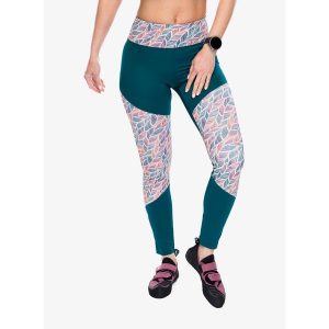Legginsy wspinaczkowe damskie Ocun Rhea Leggings. Czerwone legginsy Ocun, bez wzorów. Za 172,99 zł.
