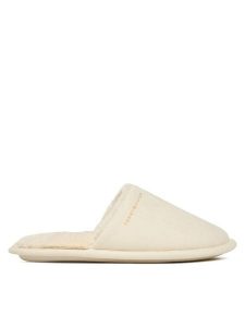 Tommy Hilfiger Kapcie Soft House Shoe FW0FW08853 Biały. Białe kapcie TOMMY HILFIGER, bez wzorów, z materiału. Za 169,99 zł.