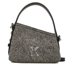 Torebka Karl Lagerfeld Jeans. Czarne torebki klasyczne Karl Lagerfeld Jeans, bez wzorów, z jeansu, bez dodatków. Za 559,99 zł.