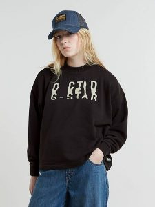 G-Star Bluza w kolorze czarnym rozmiar: M. Czarne bluzy G-Star, m, bez wzorów, bez kaptura. Za 149,31 zł.