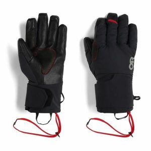 Rękawice warsztatowe Outdoor Research Deviator Pro. Czarne rękawiczki OUTDOOR RESEARCH, bez wzorów. Za 517,00 zł.
