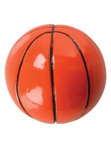 Crocs Przypinka "3D Basket Ball" w kolorze pomarańczowym na buty rozmiar: onesize. Pomarańczowe kapcie Crocs, bez wzorów, z materiału. Za 10,89 zł.