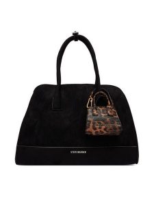 Steve Madden Torebka Bharlli 13002290 Czarny. Czarne torebki klasyczne Steve Madden, bez wzorów, ze skóry, bez dodatków. Za 559,99 zł.