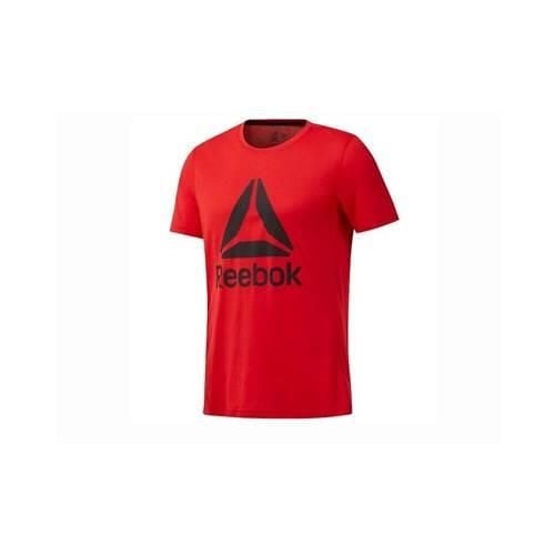 Koszulka sportowa damska Reebok 0 Tee BL. Czerwone koszulki sportowe Reebok, bez wzorów, bez ramiączek. Za 138,00 zł.