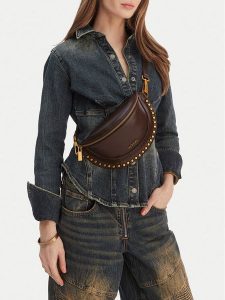 Badura Torebka CEO-MAI-YH126 Brązowy. Brązowe torebki klasyczne Badura, bez wzorów, z materiału, bez dodatków. Za 179,99 zł.