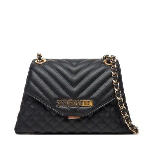 Torebka Steve Madden. Czarne torebki klasyczne Steve Madden, bez wzorów, bez dodatków. Za 259,99 zł.