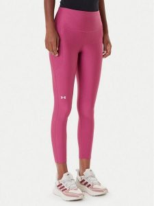 Under Armour Legginsy Hi Ankle 1365335 Różowy Slim Fit. Czerwone legginsy Under Armour, bez wzorów, z syntetyku. Za 189,99 zł.