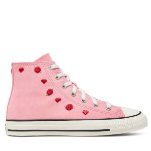 Trampki Converse. Czerwone trampki Converse, bez wzorów, bez zapięcia. Za 189,99 zł.