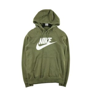 Second life - Damska bluza khaki - Jak nowy. Zielone bluzy Nike, bez wzorów, bez kaptura. Za 105,71 zł.