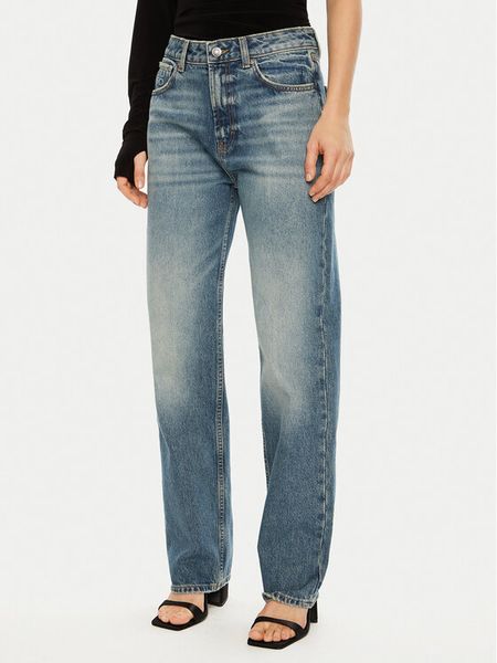 HUGO Jeansy Gilissi 50530319 Niebieski Straight Fit. Niebieskie jeansy Hugo, bez wzorów, z bawełny. Za 359,99 zł.