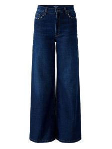 Oui Dżinsy - Comfort fit - w kolorze granatowym rozmiar: 34. Niebieskie jeansy Oui, bez wzorów. Za 217,99 zł.