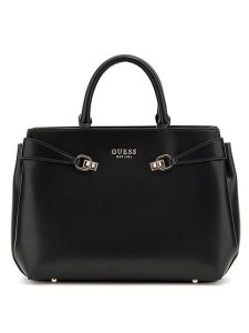 Guess Torebka w kolorze czarnym - 34 x 22 x 10 cm rozmiar: onesize. Czarne torebki klasyczne Guess, z aplikacjami, z materiału, bez dodatków. Za 404,99 zł.