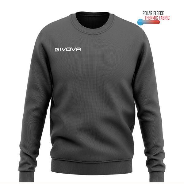 Bluza z Kapturem Givova Polarfleece 2XL - Ciepła i Oddychająca. Szare bluzy Givova, xl, bez wzorów, z poliesteru, z kapturem. Za 162,99 zł.