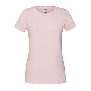 Koszulka Damska Iconic 190. Niebieskie bluzki FRUIT OF THE LOOM, s, bez wzorów, sportowe, bez kołnierzyka, bez ramiączek. Za 42,99 zł.