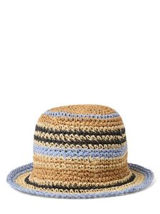 Marie Lund kapelusz typu cloche Kobiety papier brązowy|wielokolorowy, ONE SIZE. Brązowe kapelusze Marie Lund, bez wzorów. Za 129,95 zł.