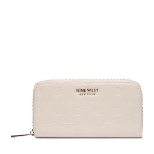 Portfel Nine West. Brązowe portfele Nine West, bez wzorów. Za 89,99 zł.