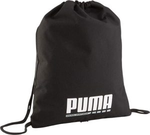 Plecak Sportowe torba worek na buty sportowy szkolny Puma Plus Gym Sack. Czarne torby podróżne i sportowe Puma, bez wzorów, z materiału. Za 55,25 zł.