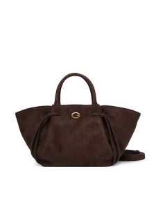 Guess Torebka Allegra HWSG22 37060 Brązowy ciemny. Brązowe torebki klasyczne Guess, z aplikacjami, z materiału, bez dodatków. Za 634,99 zł.