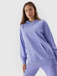 4F Bluza 4FAW23TSWSF0725 Niebieski Regular Fit. Niebieskie bluzy 4f, s, bez wzorów, z bawełny, bez kaptura. Za 179,99 zł.