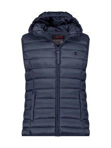 ANAPURNA Kamizelka pikowana "Vakitalana" w kolorze granatowym rozmiar: L. Niebieskie kamizelki ANAPURNA, l, bez wzorów, bez kołnierzyka, bez ramiączek, bez kaptura. Za 148,26 zł.