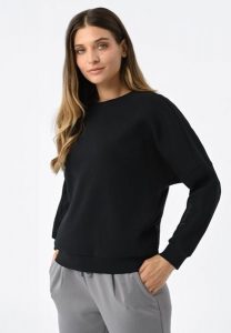 Bluza bawełniana B-ALLURE. Bluzy Volcano, m, bez wzorów, z bawełny, bez kaptura. Za 149,99 zł.