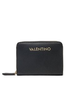 Valentino Portfel VPS5A8137 Czarny. Czarne portfele Valentino, bez wzorów, ze skóry. Za 169,99 zł.