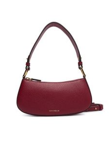 Coccinelle Torebka MRF Merveille E5 MRF 52 01 01 Bordowy. Czerwone torebki klasyczne Coccinelle, bez wzorów, ze skóry, bez dodatków. Za 639,99 zł.