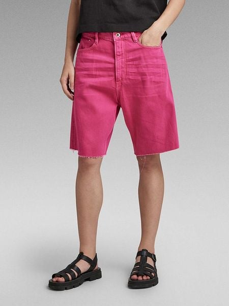 G-Star Bermudy dżinsowe w kolorze różowym rozmiar: W32. Różowe szorty G-Star, bez wzorów, z bawełny, klasyczne, z podwyższonym stanem. Za 153,71 zł.