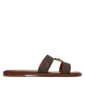 Klapki MICHAEL Michael Kors. Brązowe klapki MICHAEL Michael Kors, bez wzorów, bez obcasa. Za 455,99 zł.