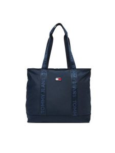 Tommy Jeans Torebka Tjw Daily Tote AW0AW17567 Granatowy. Niebieskie torebki klasyczne Tommy Jeans, bez wzorów, z jeansu, bez dodatków. Za 299,99 zł.