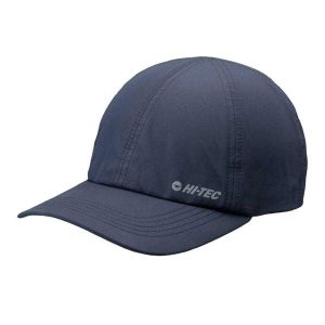 Odblaskowa Czapka Z Daszkiem Z Logo Makato. Niebieskie czapki Hi-tec, bez wzorów, sportowe. Za 64,99 zł.