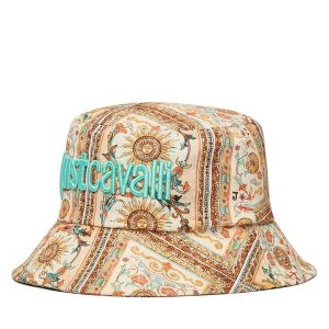 Kapelusz Just Cavalli. Brązowe kapelusze Just Cavalli, bez wzorów. Za 260,99 zł.