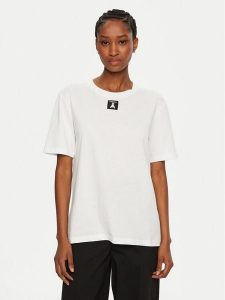 Patrizia Pepe T-Shirt 8M1612/J089-W103 Biały Regular Fit. Białe t-shirty Patrizia Pepe, m, bez wzorów, z bawełny, bez kołnierzyka, bez ramiączek. Za 269,99 zł.