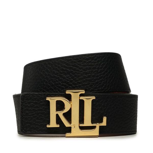Pasek Damski LAUREN RALPH LAUREN. Czarne paski Lauren Ralph Lauren, bez wzorów. Za 389,99 zł.