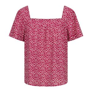 Top Damski Bliss. Czerwone topy Trespass, bez wzorów, casualowe, bez kołnierzyka, bez ramiączek. Za 129,99 zł.