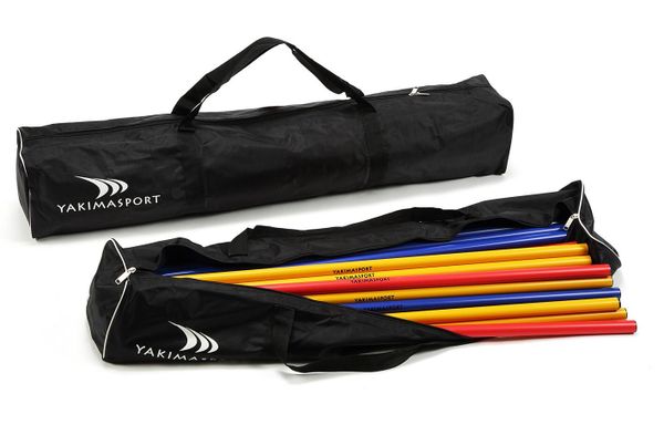 Torba na sprzęt treningowy Yakimasport 1,7 m. Czarne torby podróżne i sportowe YAKIMASPORT, bez wzorów. Za 69,99 zł.