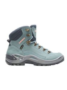 LOWA Skórzane buty trekkingowe "Renegade GTX" w kolorze turkusowym rozmiar: 39,5. Niebieskie buty trekkingowe Lowa, z gore-texu, bez zapięcia. Za 737,96 zł.