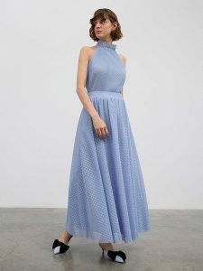 BGN Spódnica w kolorze błękitnym rozmiar: 36. Niebieskie spódnice BGN, na co dzień, bez wzorów, z tiulu, maxi. Za 126,75 zł.