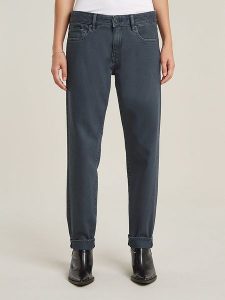 G-Star Dżinsy "Kate" - Mom fit - w kolorze niebieskim rozmiar: W30/L32. Niebieskie jeansy G-Star, z aplikacjami. Za 219,60 zł.