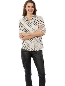 WITT WEIDEN Bluzka w kolorze kremowym rozmiar: 38. Brązowe bluzki WITT WEIDEN, bez wzorów, bez kołnierzyka, bez ramiączek. Za 34,99 zł.