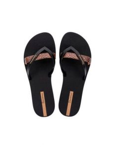 Klapki japonki damskie Ipanema Kirei. Brązowe klapki Ipanema, bez wzorów, z materiału, bez obcasa. Za 89,99 zł.