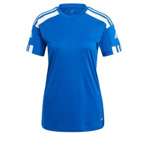Koszulka damska adidas Squadra 21. Białe bluzki ADIDAS, xl, bez wzorów, sportowe, bez kołnierzyka, bez ramiączek. Za 69,99 zł.