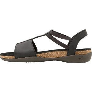 Keen ANA CORTEZ STRAP Sandały trekkingowe black. Czarne buty trekkingowe marki Keen, z materiału. Za 359,00 zł.