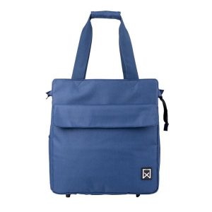 Torba na bagażnik rowerowy Willex Smart Shopper. Niebieskie shopper bag WILLEX, bez wzorów, bez dodatków. Za 347,00 zł.
