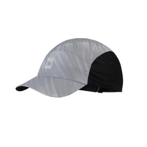 Czapka z daszkiem do biegania Buff Speed Cap. Szare czapki Buff, bez wzorów, sportowe. W wyprzedaży za 97,93 zł.