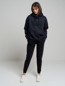 BIG STAR Spodnie dresowe w kolorze czarnym rozmiar: L. Czarne spodnie dresowe Big Star, l, bez wzorów, z dresówki. Za 104,99 zł.