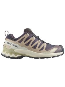 SALOMON Buty "XA Pro 3D V9 GTX" w kolorze beżowo-szarym do biegania rozmiar: 42. Brązowe buty sportowe Salomon, bez wzorów, z gore-texu, bez zapięcia, do biegania, gore-tex. Za 483,17 zł.
