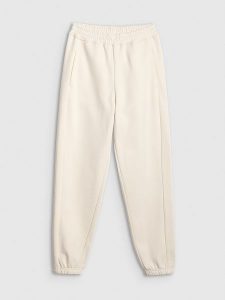 4F Spodnie dresowe joggery damskie - beżowe XXL. Brązowe spodnie dresowe 4f, xxl, bez wzorów, z bawełny. Za 149,99 zł.